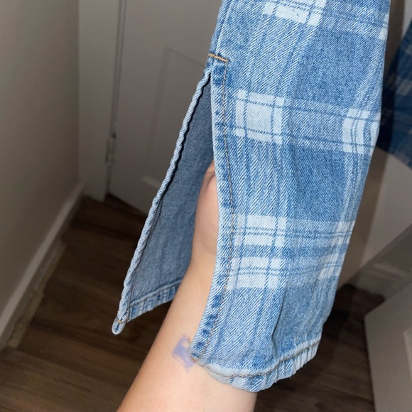 HM Divided plaid size 4 jeans - Picture 6 of 6
